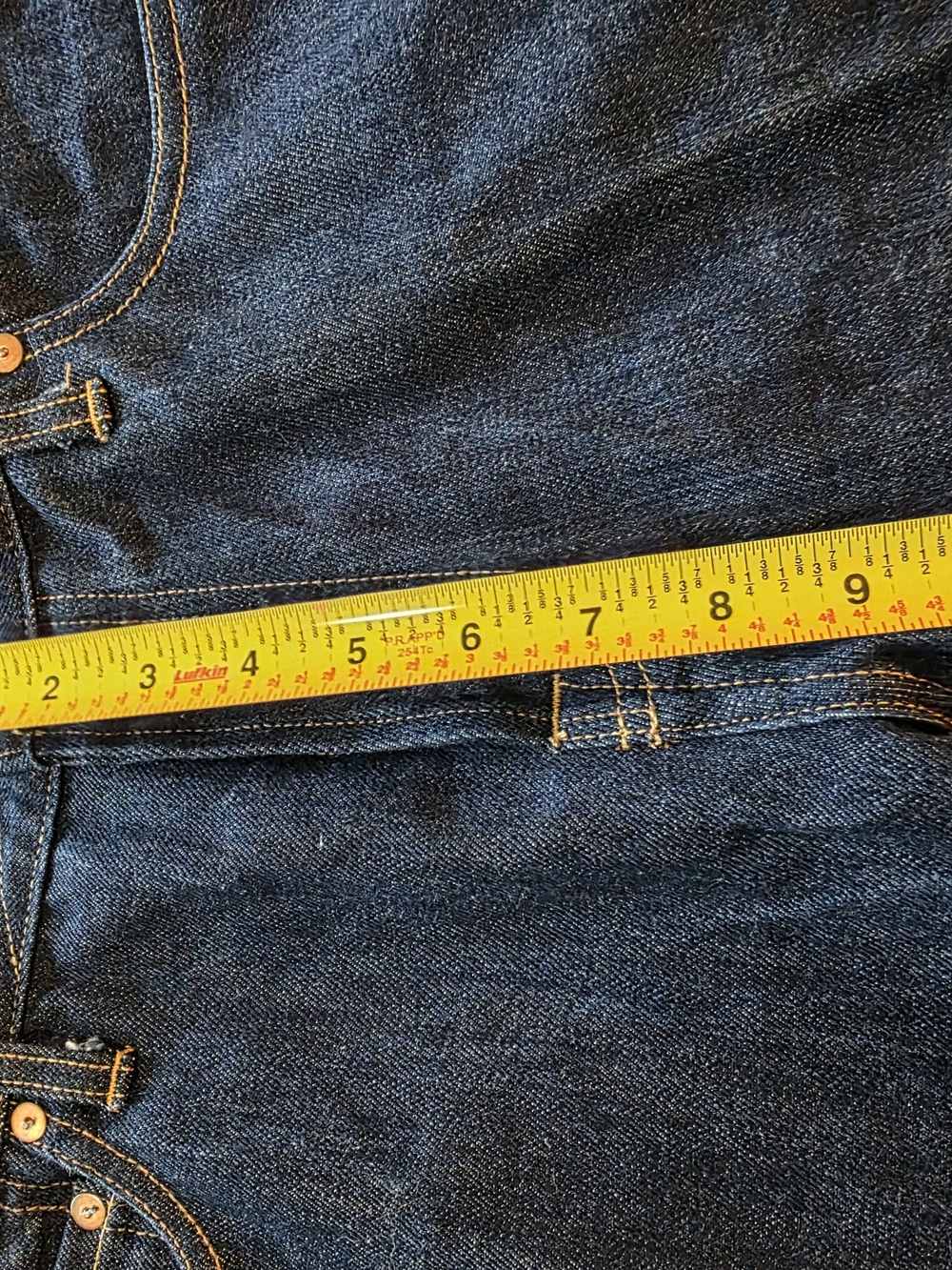 Tellason Stock Cone Mills Selvedge Denim Jeans USA Made 14 oz Size 35x35 - Picture 6 of 12